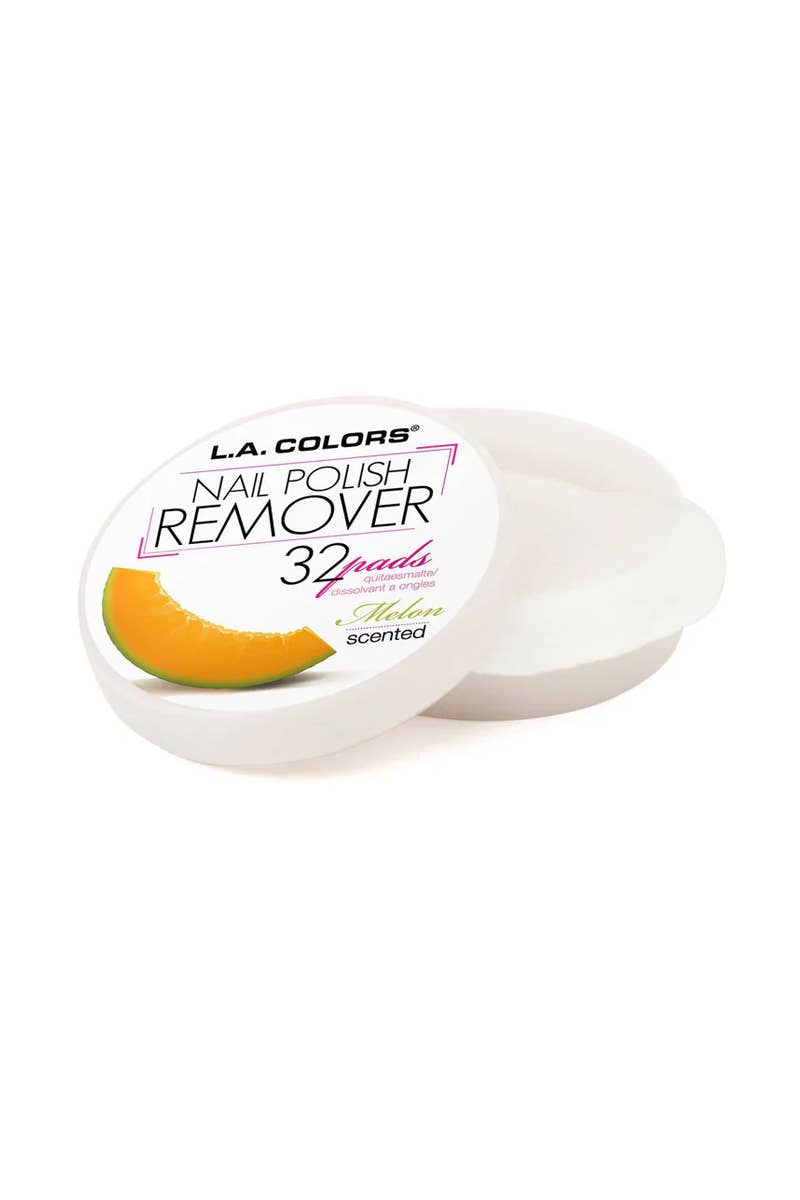 PINEAPPLE Beauty - LA Colors CNR965 Melon Nail Polish Remover 32 Pads - 3 pcs