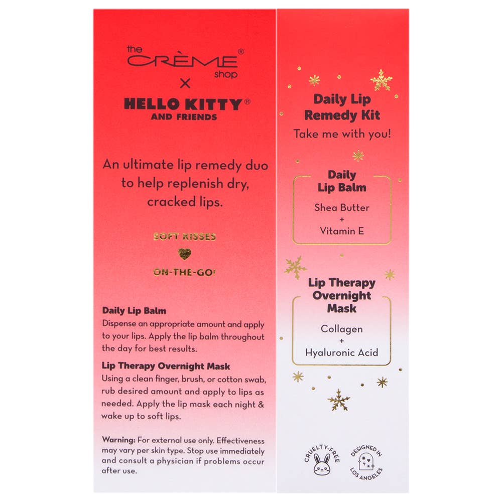 JOIA ACCESSORIES - THE CREME SHOP X HELLO KITTY BERRY MERRY LIP DUO, SALI 1406