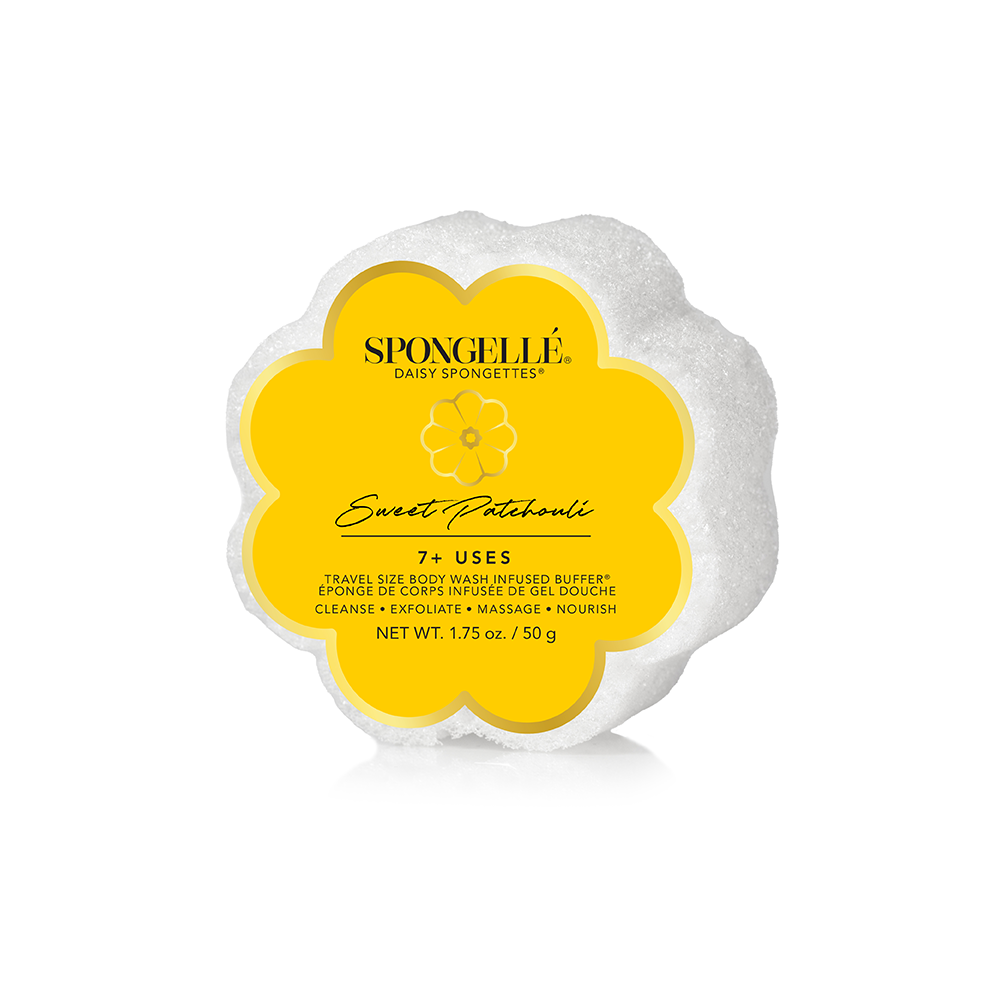 Spongellé | Easter Gifts | Mother's Day 2026 | Spring Gifts - Sweet Patchouli Daisy Spongette