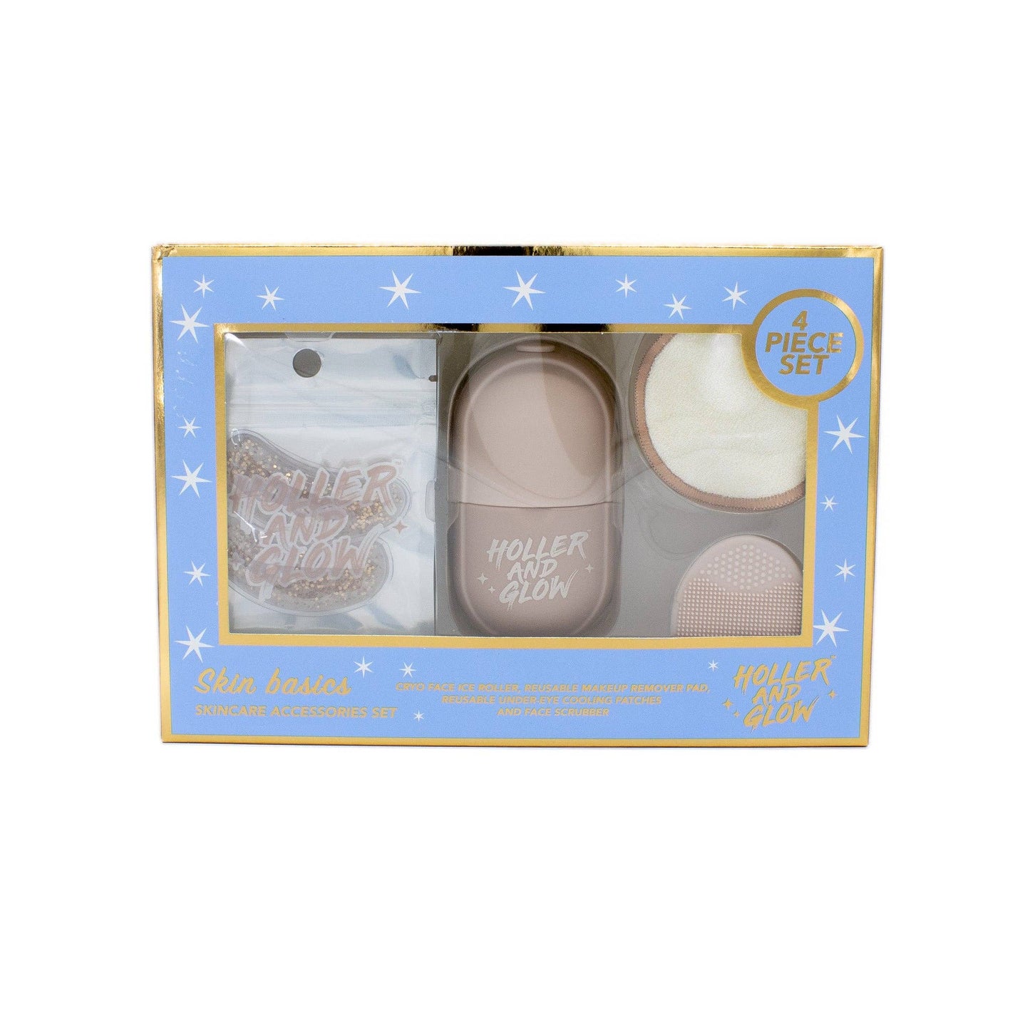 This is Beauty - Holler and Glow Skin Basics Skincare Accessories 4-Piece Starter Kit