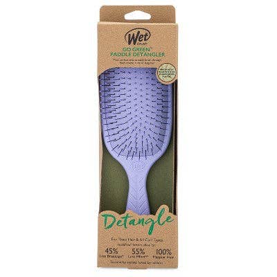 This is Beauty - Wet Brush Go Green Paddle Detangler Hair Brush Lavender - New
