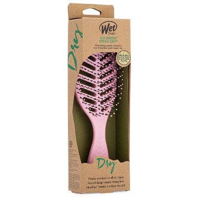 This is Beauty - Wet Brush Go Green Speed Dry Hair Brush Pink - New