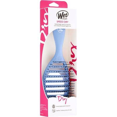 This is Beauty - Wet Brush Speed Dry Detangler Hair Brush Solid Sky Blue - New