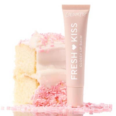 This is Beauty - ColourPop Fresh Kiss Glossy Lip Balm Vanilla Cake 0.49oz - Imperfect Box
