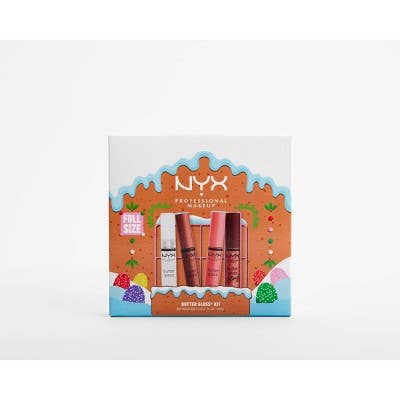 This is Beauty - NYX Professional Makeup Butter Gloss Holiday Vault Lip Gloss Set 4 pc - Imperfect Box