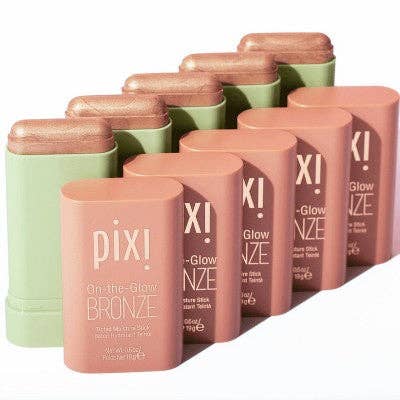 This is Beauty - Pixi On The Glow Bronze Tinted Moisturizer Stick Bronzer Soft Glow 0.6oz - Imperfect Box