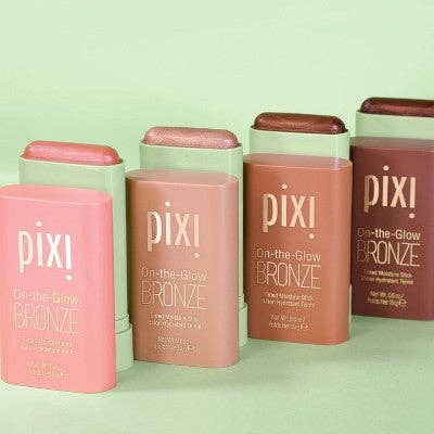 This is Beauty - Pixi On The Glow Bronze Tinted Moisturizer Stick Bronzer Rich Glow 0.6oz - Imperfect Box