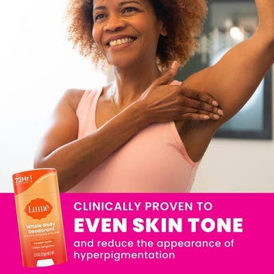 This is Beauty - Lume Whole Body Women's Smooth Solid Deodorant Clean Tangerine Scent 2.6oz - Imperfect Container
