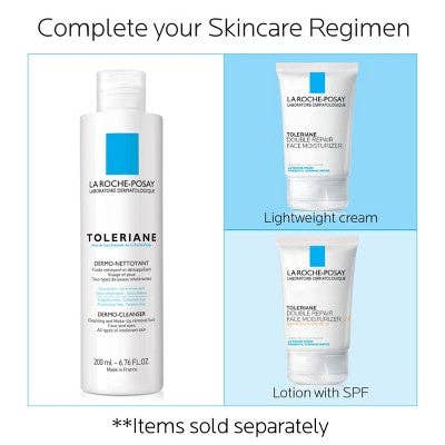This is Beauty - La Roche Posay Toleriane Dermo Milky Facial Makeup Remover Unscented 6.76 fl oz - New