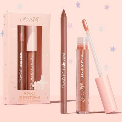 This is Beauty - ColourPop Ultra Glossy Lip + Lippie Pencil Kit Best Besties 0.145oz - Imperfect Box