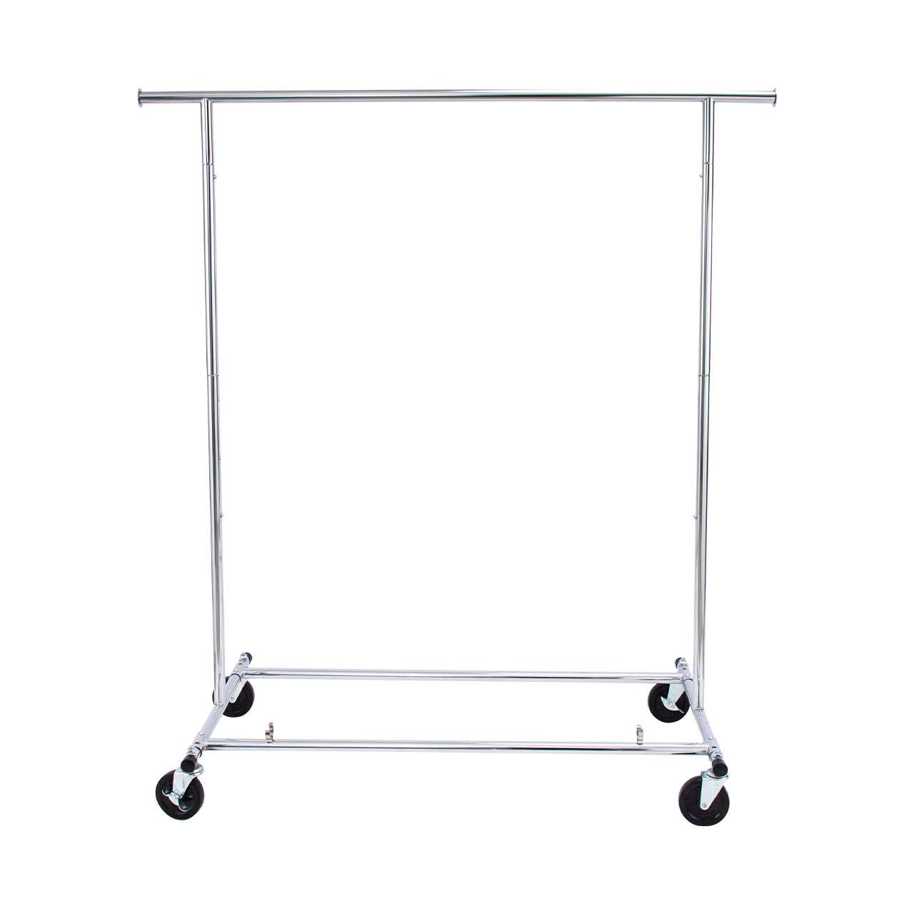 Store Supply Warehouse - Economy Chrome Single-Rail Collapsible Salesman Rack
