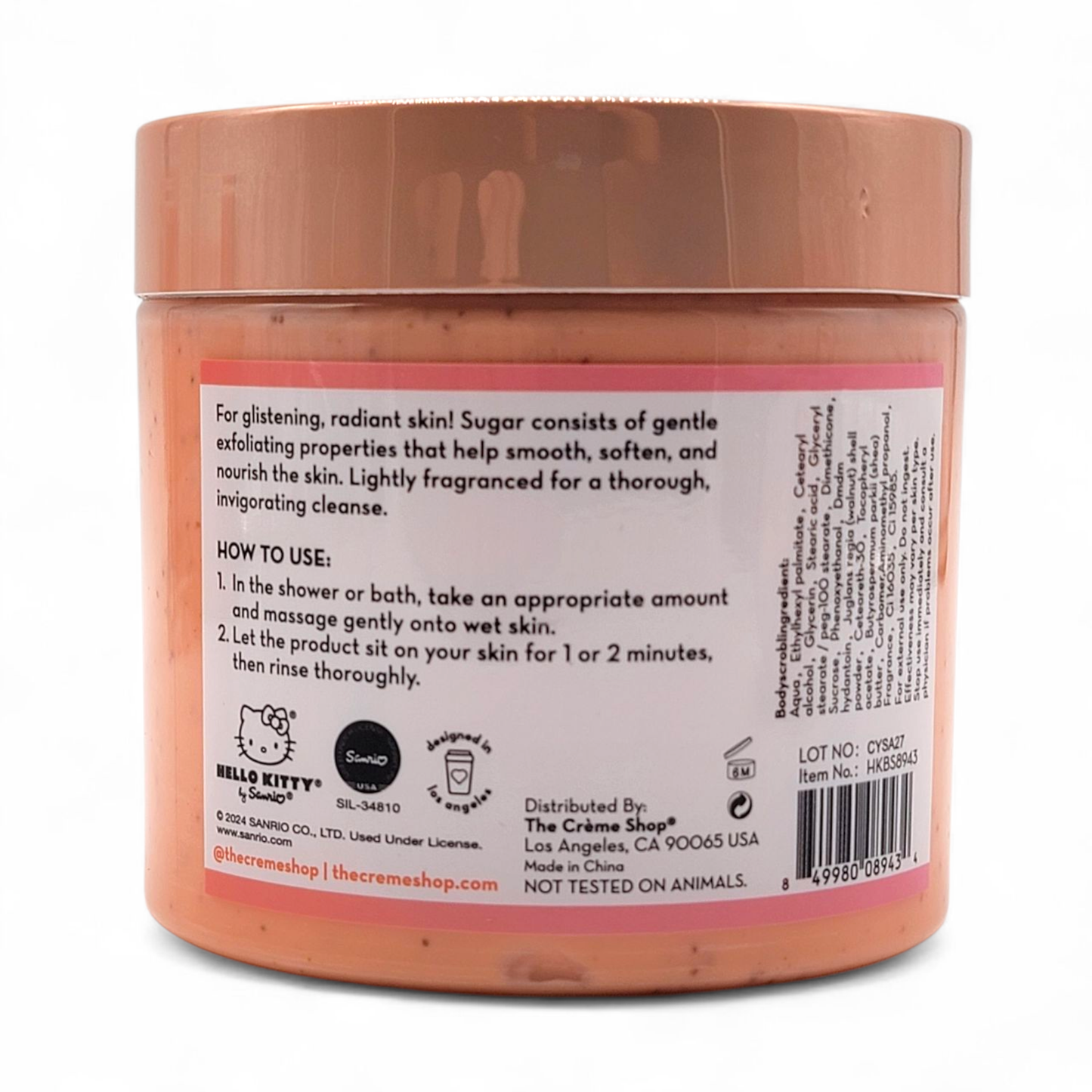 Crover - Hello Kitty Spa Valentine's Gift Set, Peach