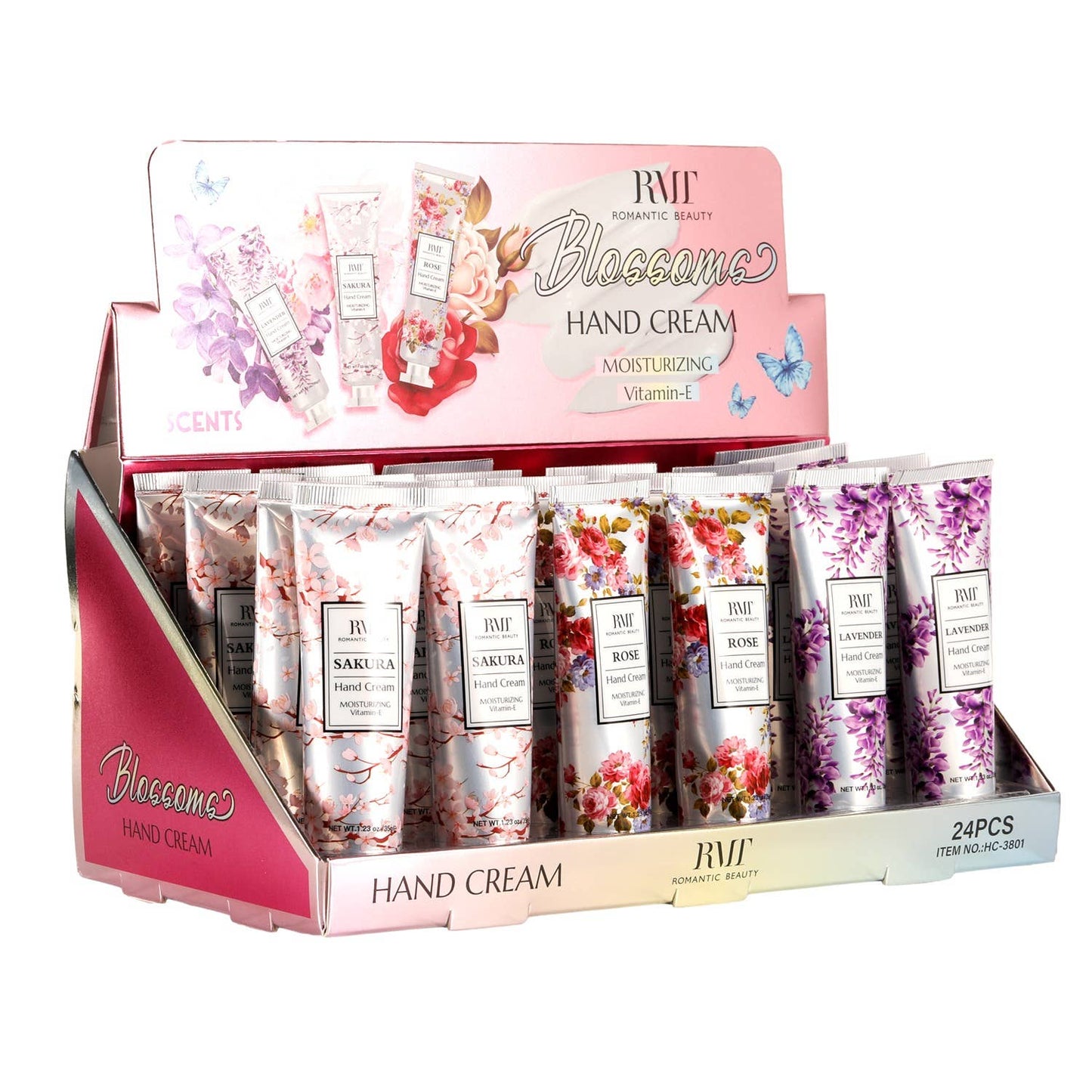 Diacly - 24 PC Blossomes Spa Day Hand Cream Romantic Beauty