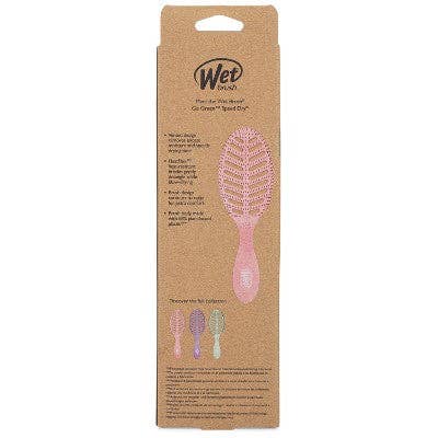 This is Beauty - Wet Brush Go Green Speed Dry Hair Brush Pink - New