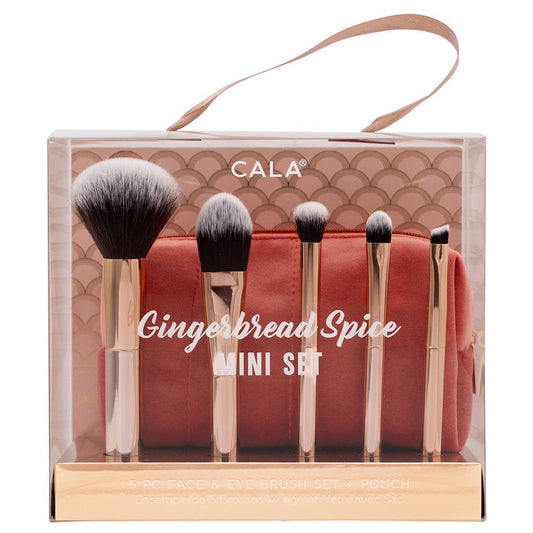 Best Beauty Group - CALA Gingerbread Spice 5 Piece Brush Set Gift Holiday