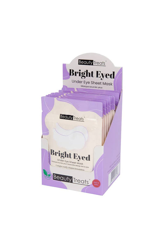 PINEAPPLE Beauty - Beauty Treats 243 Bright Eyed Under Eye Sheet Mask - 12pc