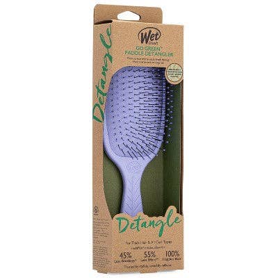 This is Beauty - Wet Brush Go Green Paddle Detangler Hair Brush Lavender - New