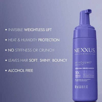 This is Beauty - Nexxus Hy-Volume Leave-In Cloud Foam Hair Mousse 5.5 fl oz - New