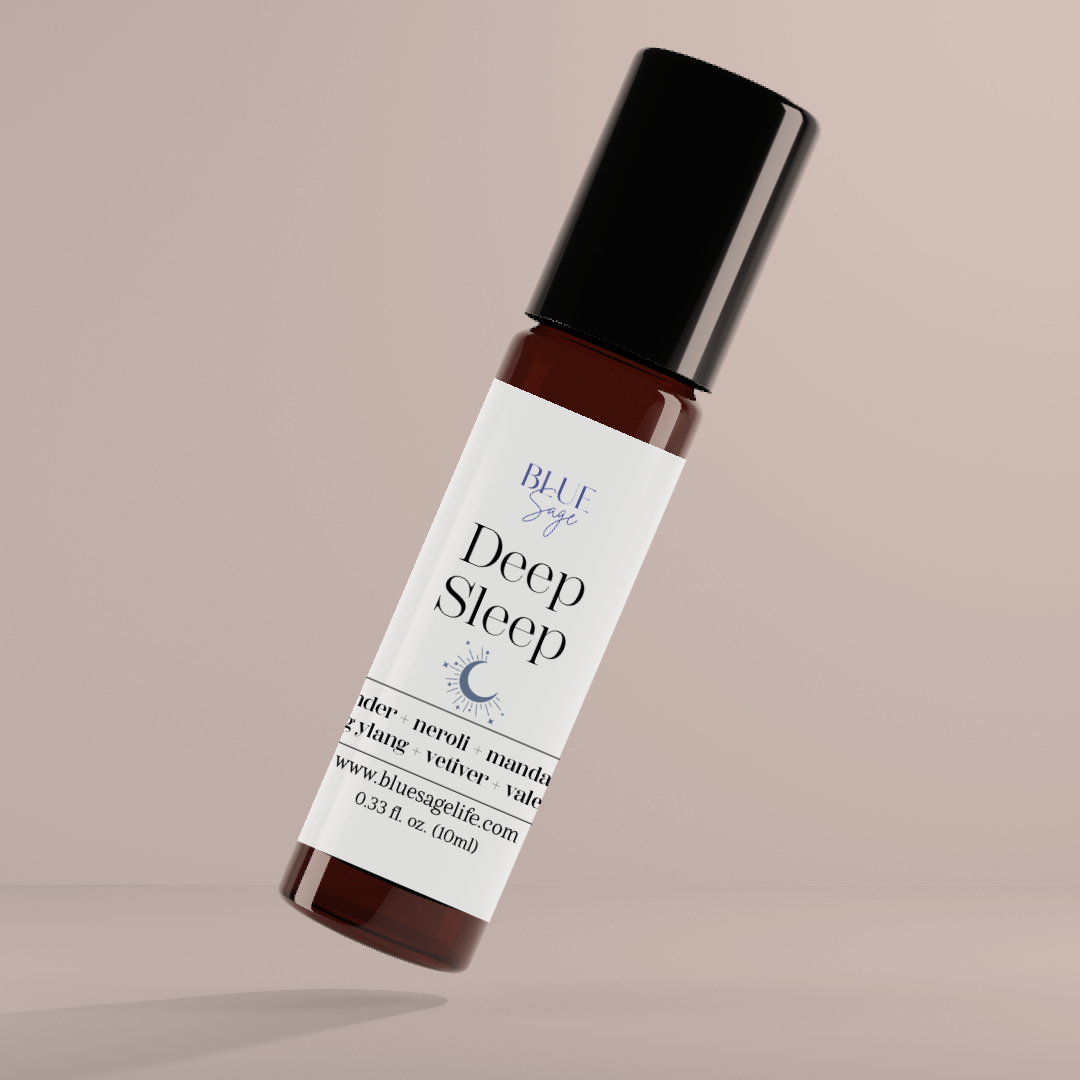 Blue Sage - Deep Sleep Blend Roll On | Essential Oil Aromatherapy Roller