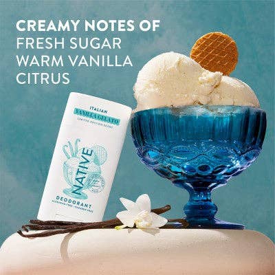 This is Beauty - Native Passport Limited Edition Global Flavors Deodorant Italian Vanilla Gelato 2.65 fl oz - Imperfect Container