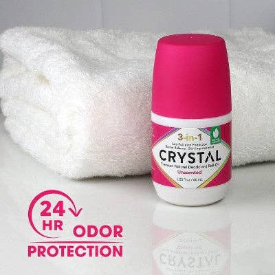 This is Beauty - Crystal 3-in-1 Natural Mineral Roll-On Deodorant Unscented 2.25 fl oz - New