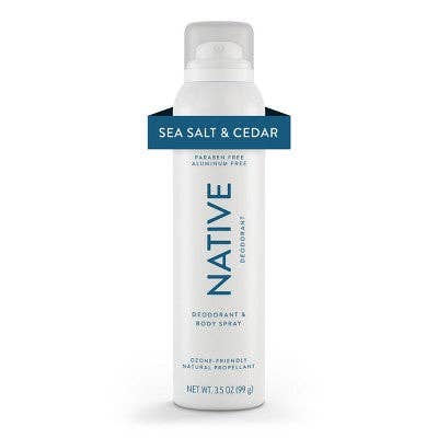 This is Beauty - Native Spray Deodorant Sea Salt & Cedar 3.5oz - Imperfect Container