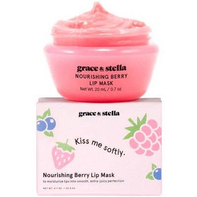 This is Beauty - Grace & Stella Nourishing Berry Lip Mask 0.7oz/3ct - New