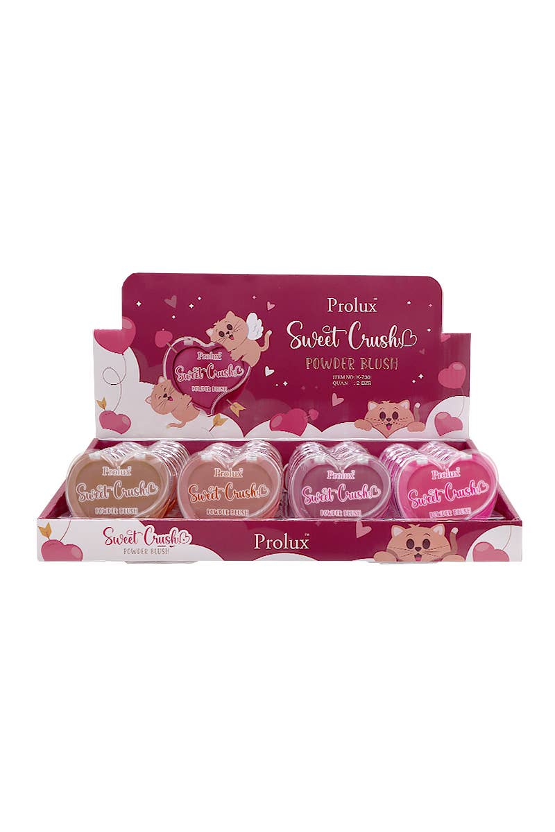 PINEAPPLE Beauty - Prolux K-730 Sweet Crush Powder Blush - 24 pcs