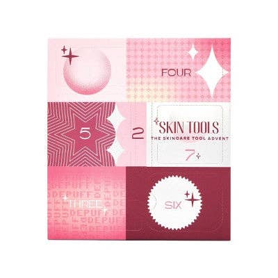 This is Beauty - Skin Tools 7-Day Skincare Tool Advent Calendar Gift Set 7pc - New