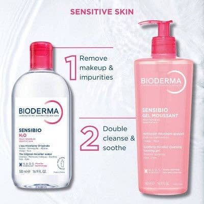 This is Beauty - Bioderma Sensibio Foaming Gel Facial Cleanser 16.9 fl oz - New