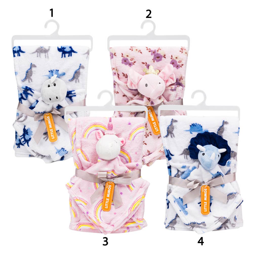 JOIA ACCESSORIES - LITTLE MIMOS BABY BLANKET WITH PLUSH, 52384