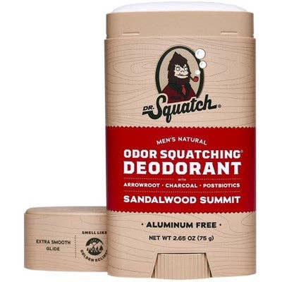 This is Beauty - DR. SQUATCH Men's Natural Deodorant Sandalwood Summit 2.65oz - New