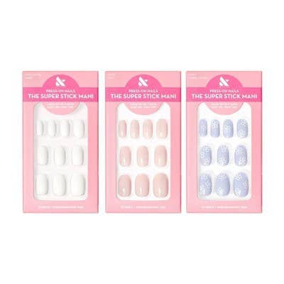 This is Beauty - Olive & June Press-On Nails Bestsellers Pack Floral Doodle/Swan/Tutu 96ct/3pk - New