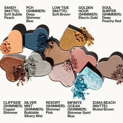 This is Beauty - Pacifica Malibu Eye Shadows Palette 0.2oz - Imperfect Box
