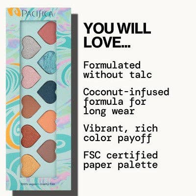 This is Beauty - Pacifica Malibu Eye Shadows Palette 0.2oz - Imperfect Box