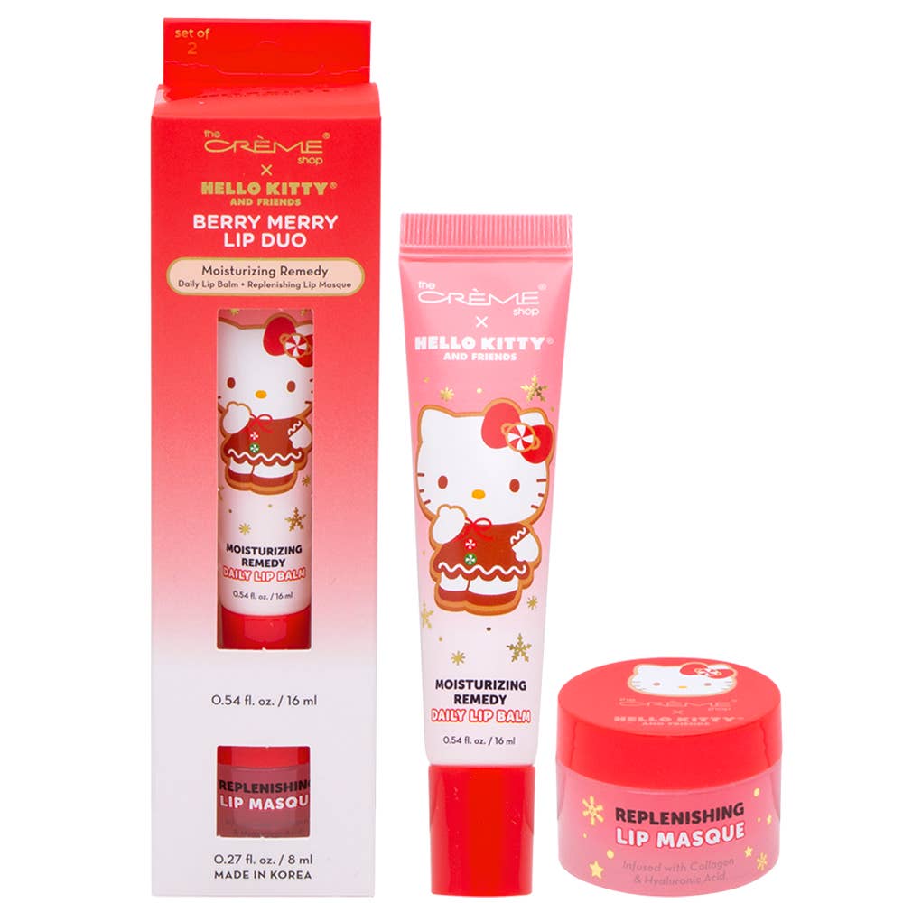 JOIA ACCESSORIES - THE CREME SHOP X HELLO KITTY BERRY MERRY LIP DUO, SALI 1406