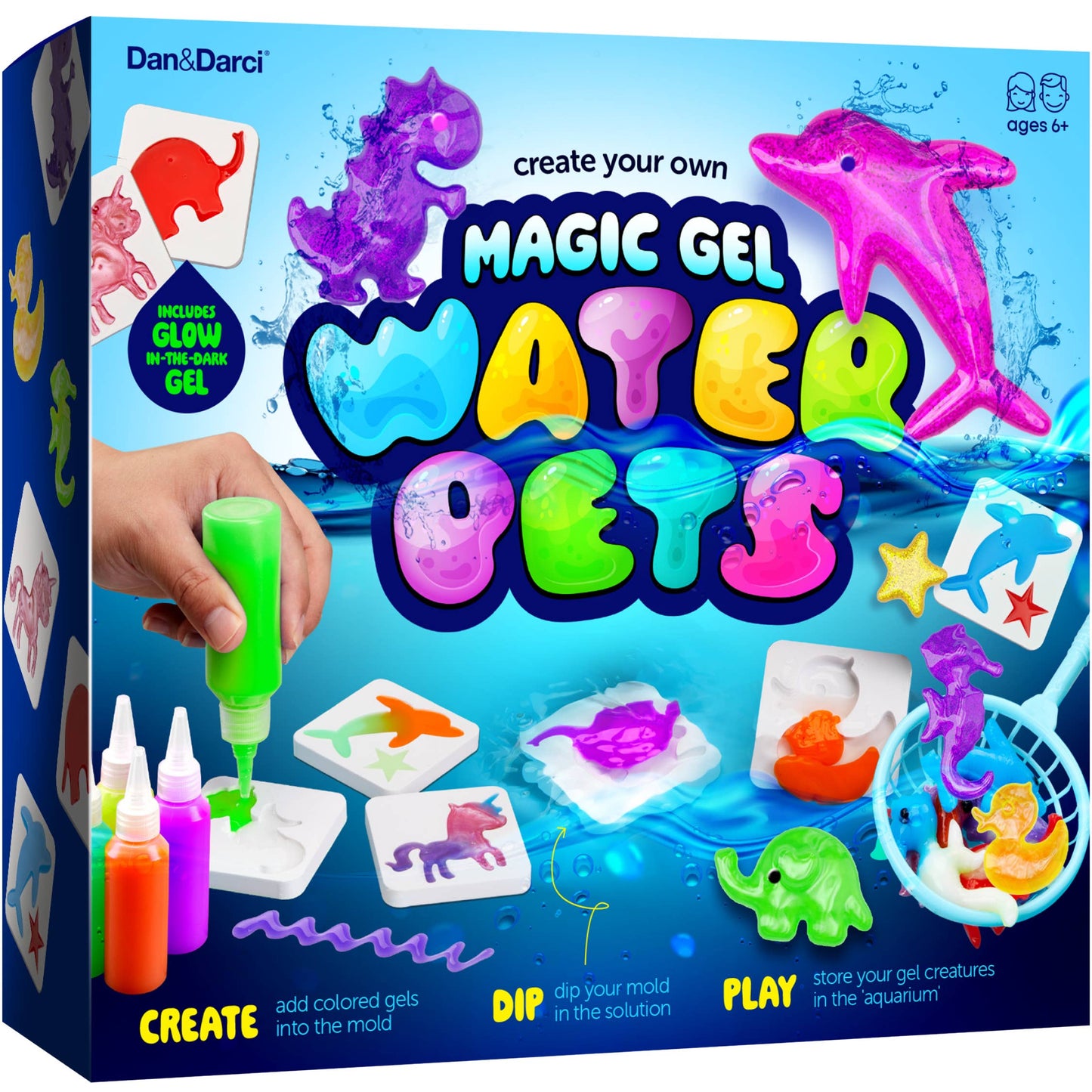 Dan&Darci - Aqua Fairy Water Gel Kit for Kids - Magic Water Elf Toy Kit