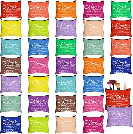 Crover - Canvas Makeup Bags – Motivational Quote Design