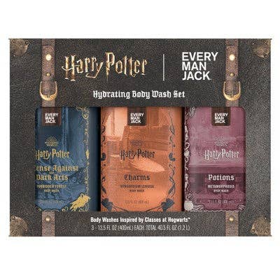 This is Beauty - Every Man Jack Harry Potter Holiday Body Wash Gift Set 3ct - Imperfect Box