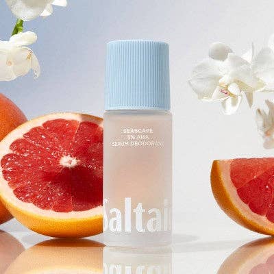 This is Beauty - Saltair 5% AHA Serum Roll-On Deodorant Seascape 1.7 floz - Imperfect Container