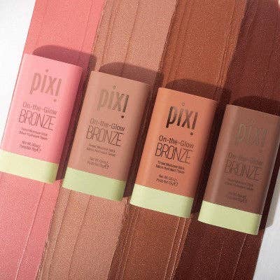 This is Beauty - Pixi On The Glow Bronze Tinted Moisturizer Stick Bronzer Rich Glow 0.6oz - Imperfect Box