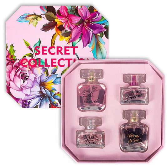 Deluxe Import Trading - Women's 4pcs Coffret Set SECRET  Perfume & Lotion