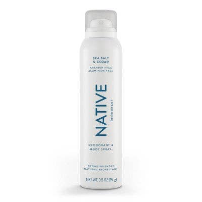 This is Beauty - Native Spray Deodorant Sea Salt & Cedar 3.5oz - Imperfect Container