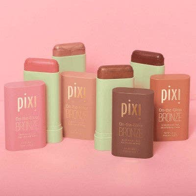 This is Beauty - Pixi On The Glow Bronze Tinted Moisturizer Stick Bronzer Beach Glow 0.6oz - Imperfect Box