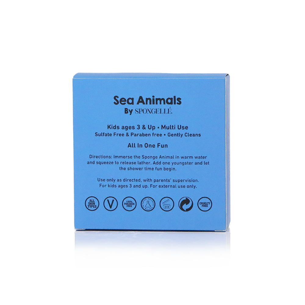 Spongellé | Valentines Day Gifts | Easter Gifts - Walter Whale Sea Animals Sponge