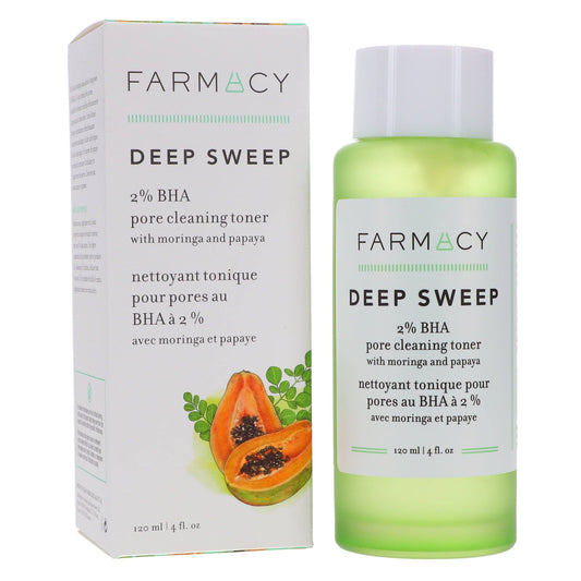 Super Stock Wholesale - Farmacy Deep Sweep 2% BHA Pore Cleaning Toner with Moringa + Papaya 4 oz