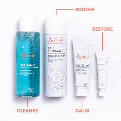 This is Beauty - Avene Dermatologist Recommended Sensitive Skin Starter Kit 4ct - Imperfect Box