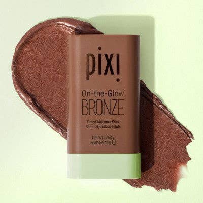 This is Beauty - Pixi On The Glow Bronze Tinted Moisturizer Stick Bronzer Beach Glow 0.6oz - Imperfect Box