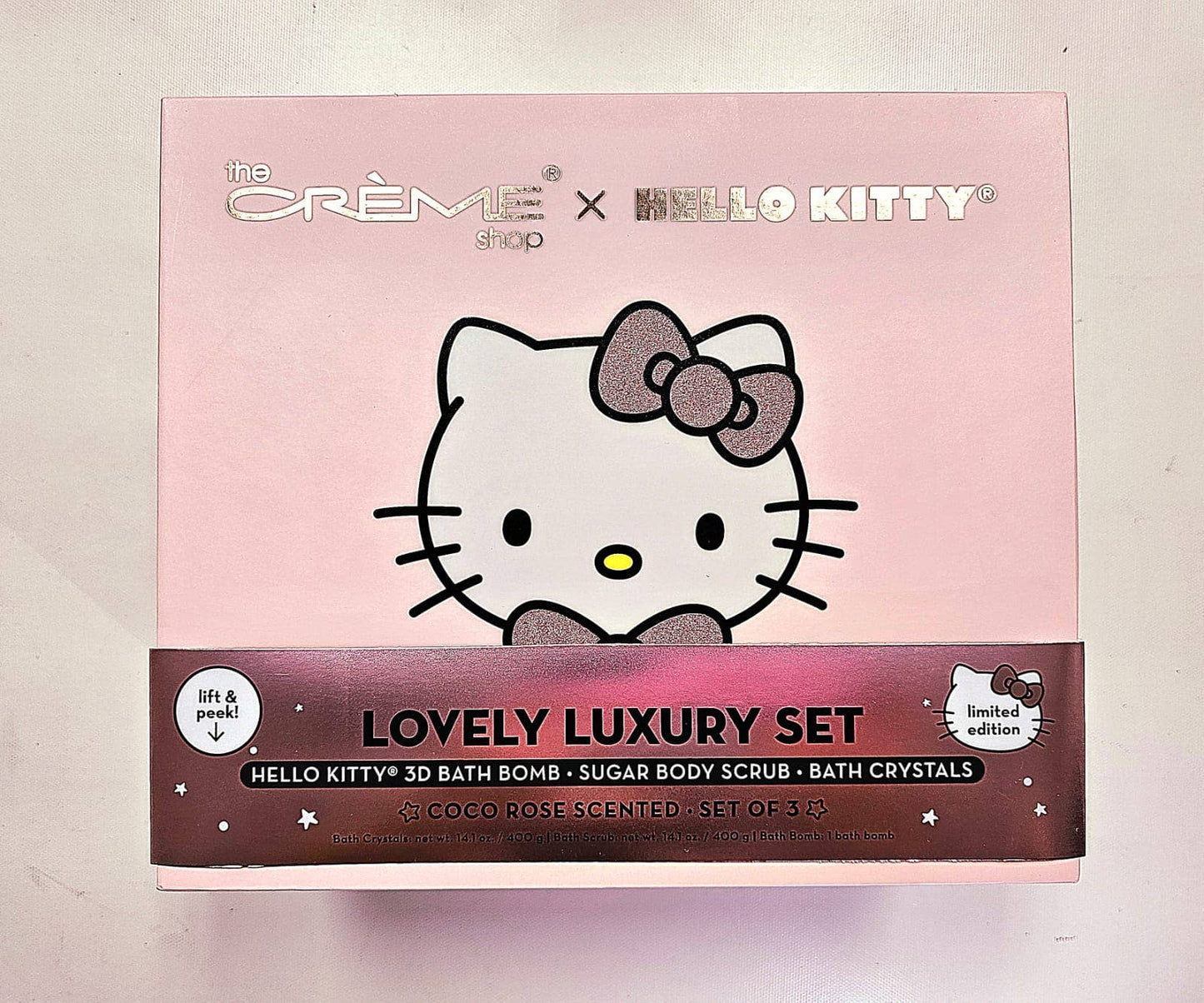 Crover - Hello Kitty Luxury Spa Gift Set with Bath Bomb & Scrub