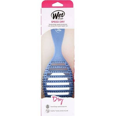 This is Beauty - Wet Brush Speed Dry Detangler Hair Brush Solid Sky Blue - New